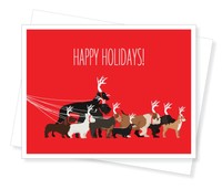 Dog Walk Holiday Christmas Cards Set Of 10 Greeting Cards on sale Dog Walk Holiday Christmas Cards Set Of 10 Greeting Cards on sale