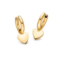 Boccia Damenschmuck Ohrstecker Creole 05081-02 Reintitan Goldplattiert 20,5X8Mm