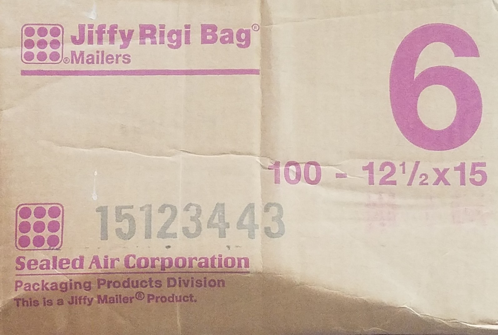 100 6 12 1/2 X 15" Jiffy Rigi Bag Cardboard Mailers! Satin Gold eBay