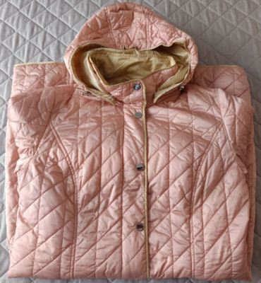 Damen Mantel Frühlingsmantel Snowimage Hellrosa/Beige Gr. 38 M Gebraucht wie Neu