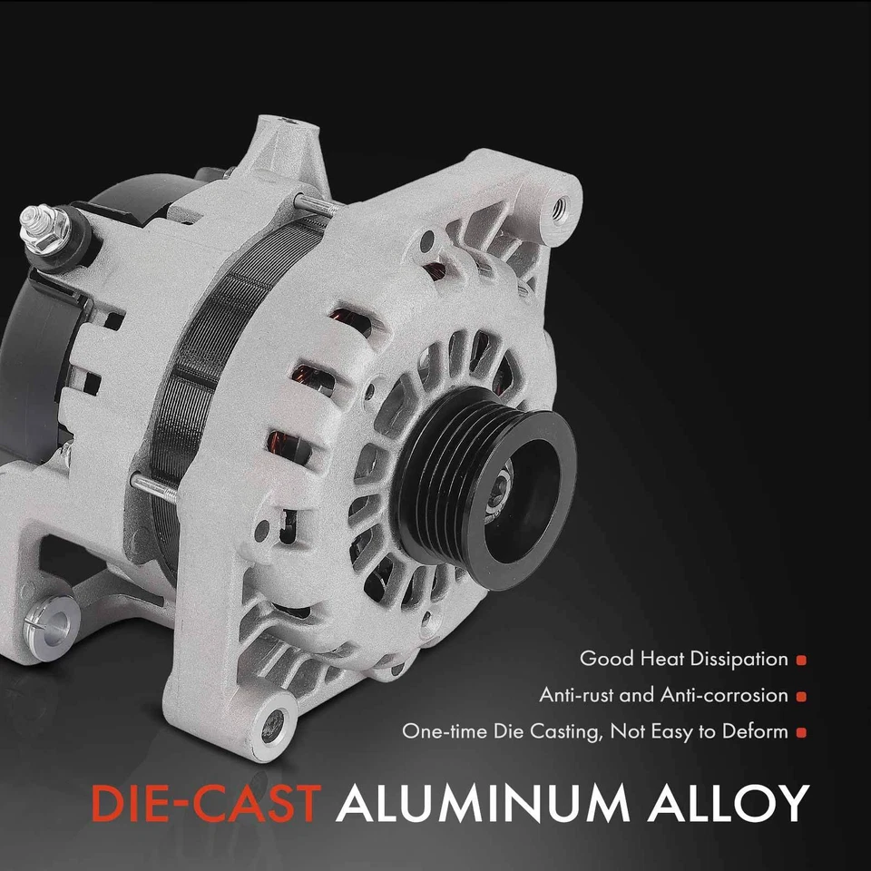 Alternador para Chevrolet 04-07 Suzuki L4 2.0L 105 Amp 12 Voltios CW Polea de 6 Ranuras Foto 4 de 4