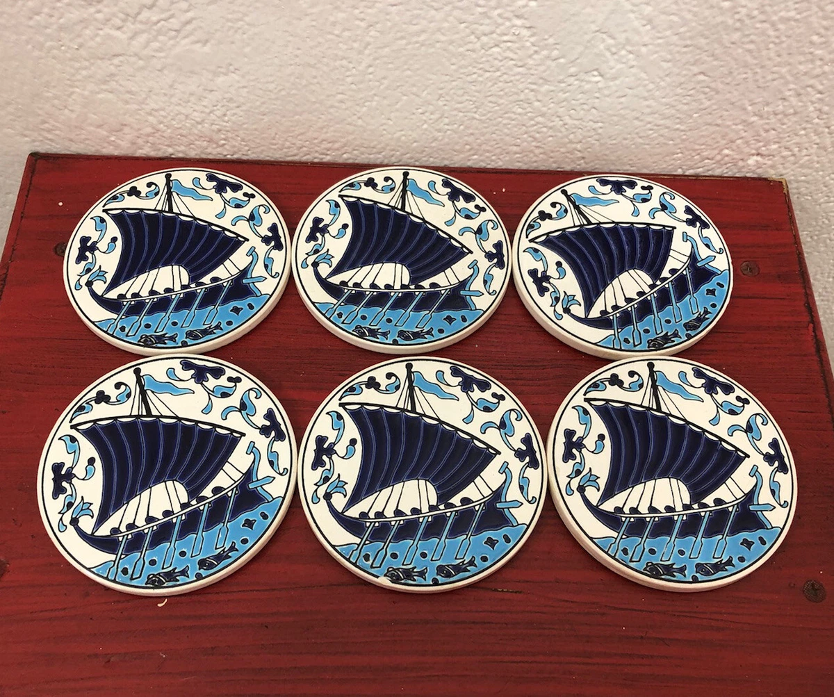 Nautical sale coaster set
