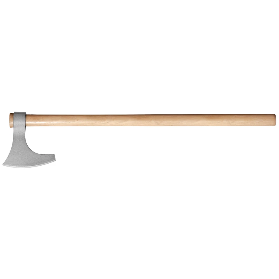 Cold Steel Viking Hand Axe 1055 Carbon Steel 30in Hickory Handle Battle Throwing - Image 2 of 4