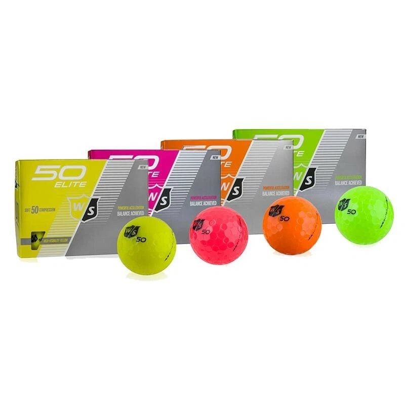 Wilson Staff Fifty Elite / 50 Elite Golfbälle - 12er Pack