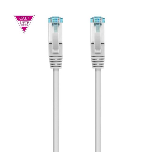 Câble Réseau Ethernet RJ45 25 CM Gris Cat.7 LSZH SFTP PIMF AWG26 - Photo 2/3