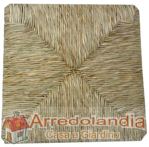 Seduta fondo sedile di ricambio in paglia 37x37 per sedia legno ordine min  2 pz | eBay