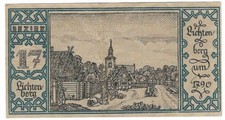 Notgeld - Stadt Berlin - Bezirk 17 - Lichtenberg - 50 Pfennig - 1921 - "VF"