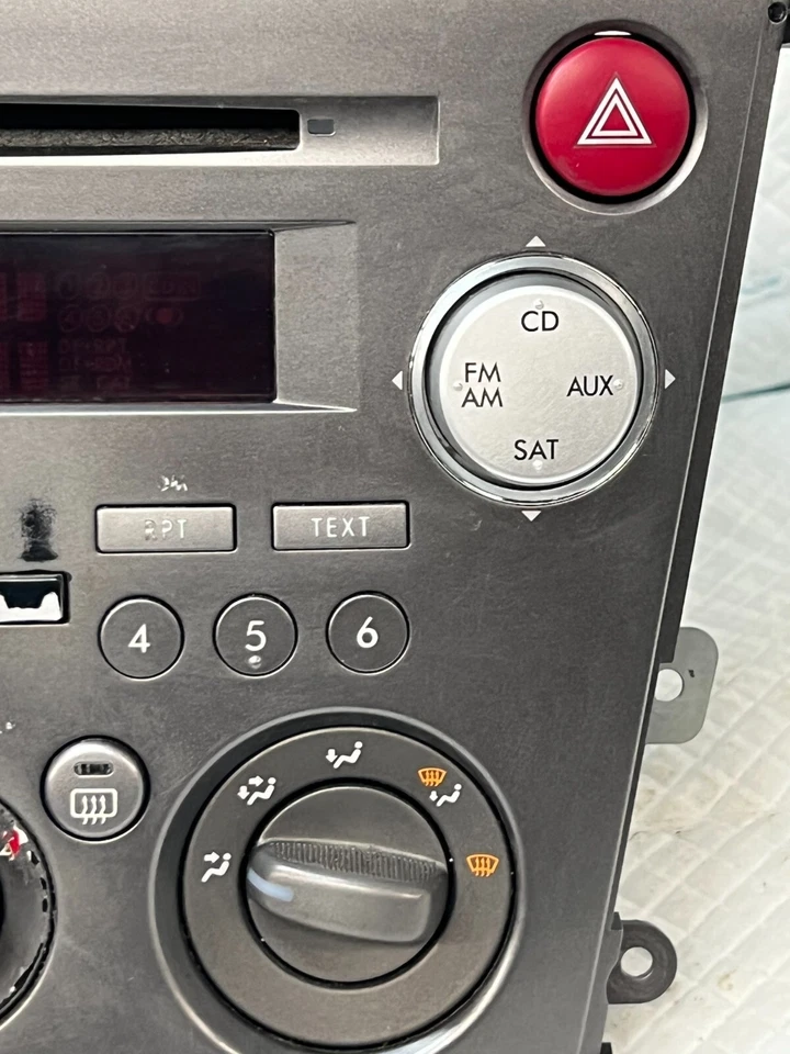 2008 SUBARU OUTBACK AM/FM CD Radio Receptor PLYAER 86201 AG69B OEM (209) Foto 2 de 4