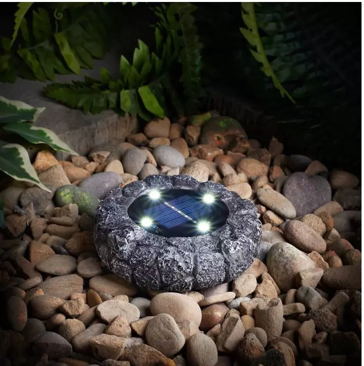 Stone solar lights deals