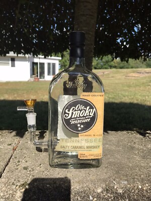 Ole Smokey Tennessee Liquor Bottle Bong 750ml Water Pipe Bubbler Free Shipping