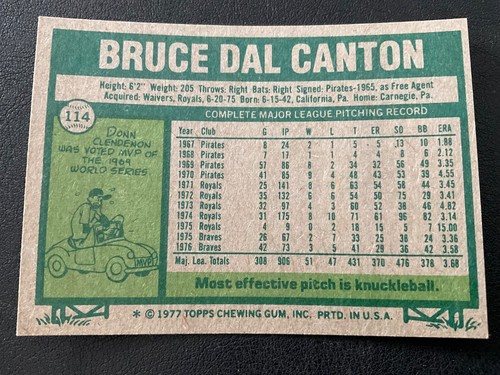1977 TOPPS BASEBALL 111-220 PICK CARDS YOU WANT - Picture 19 of 489