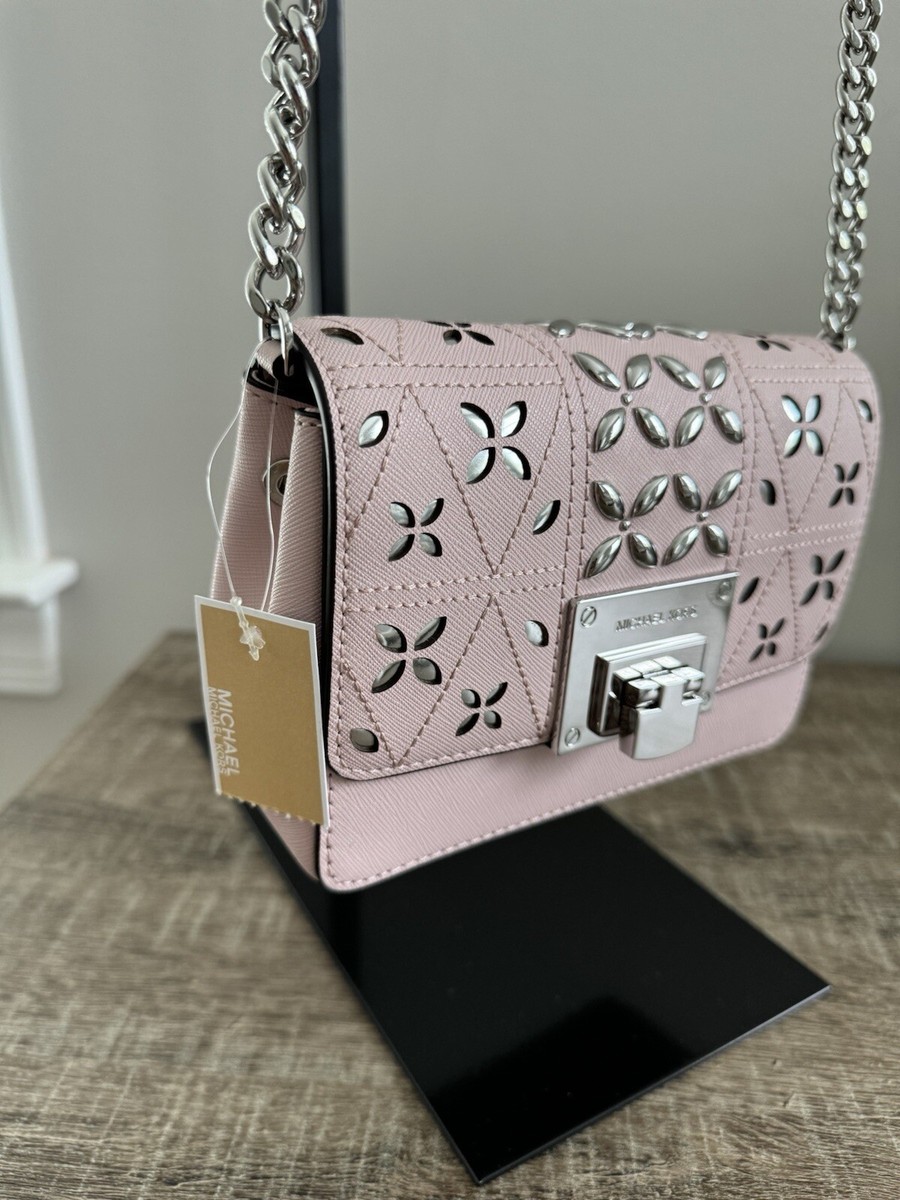 NWT Michael Kors Blossom Studded Tina Small Clutch 