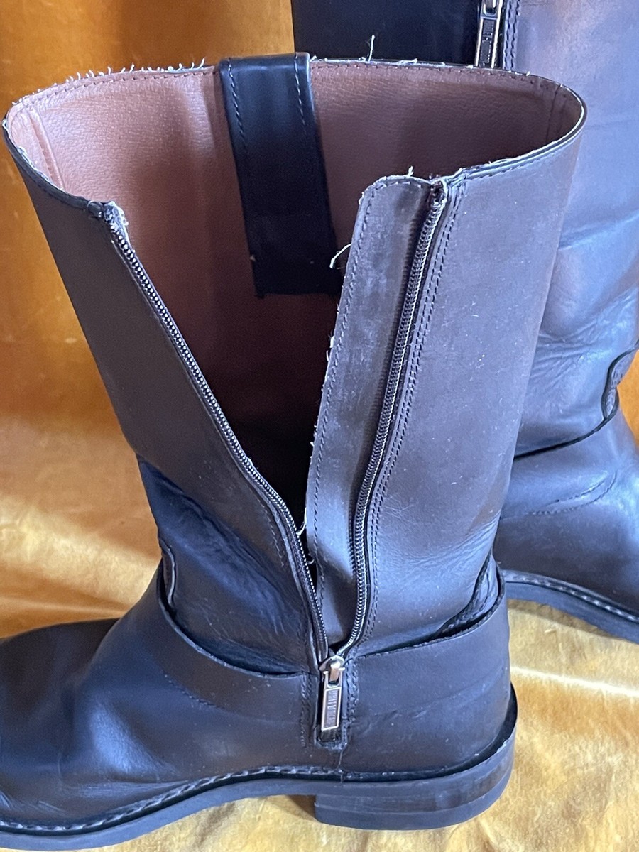 Harley Davidson Mens 10.5 Iroquois HI Zip Motorcycle Boots  display picture 1