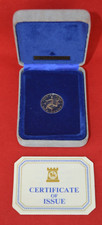 ISLE OF MAN PROOF ONE POUND COIN - 1978 - BOXED - CERTIFICATE OF AUTHENTICITY!
