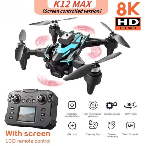 Drohne HD Dual Kameras Hindernisvermeidung Brushless Antenne UAV FPV Rc Quadrocopter