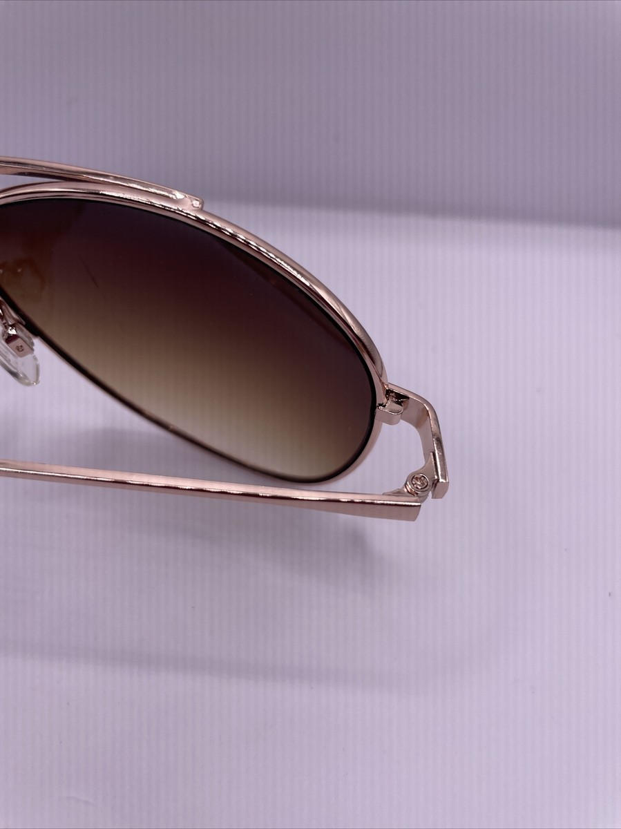Jessica Simpson J106 GLD Aviator Sunglasses Gold Tone Brown Sunnies Shades NWT JESSICA SIMPSON Women main image 3