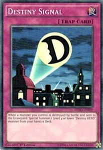 Destiny Signal - DESO-EN059 - Super Rare - 1st Edition x3 - Near Mint