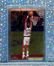🏀 Hakeem Olajuwon 1998-99 TOPPS CHROME #132 Houston Rockets 🚀 HOF DREAM