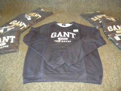 Gant Women Jumper Sweater Pullover  Sweatshirt*BLUE*CLASSIC** 1949**LARGE