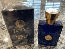 EMPTY BOTTLE! Versace Pour Homme Dylan Blue Eau de Toilette 1.7oz Decor w/ Box