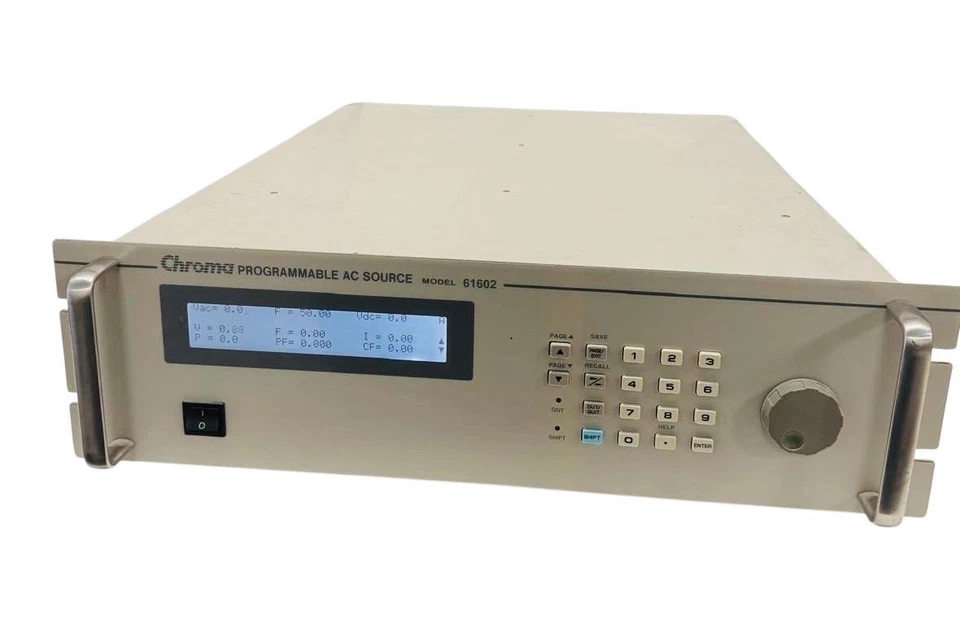 CHROMA PROGRAMMABLE AC SOURCE MODEL 61602 - Image 2 of 4