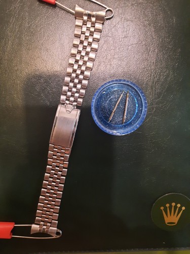 ♕ Genuine 1961 Q1 Rolex Jubilee 20mm 50 bracelet 6542 1675 551...