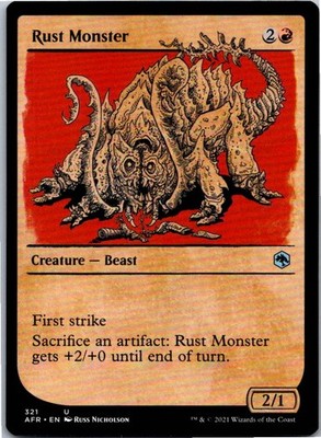 Rust Monster (Showcase) U 321 Normal Adventures in the Forgotten Realms NM