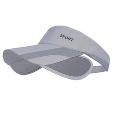 Marrywindix Sport Wear Athletic Visor Sun Sports Visor Hat One Size Grey