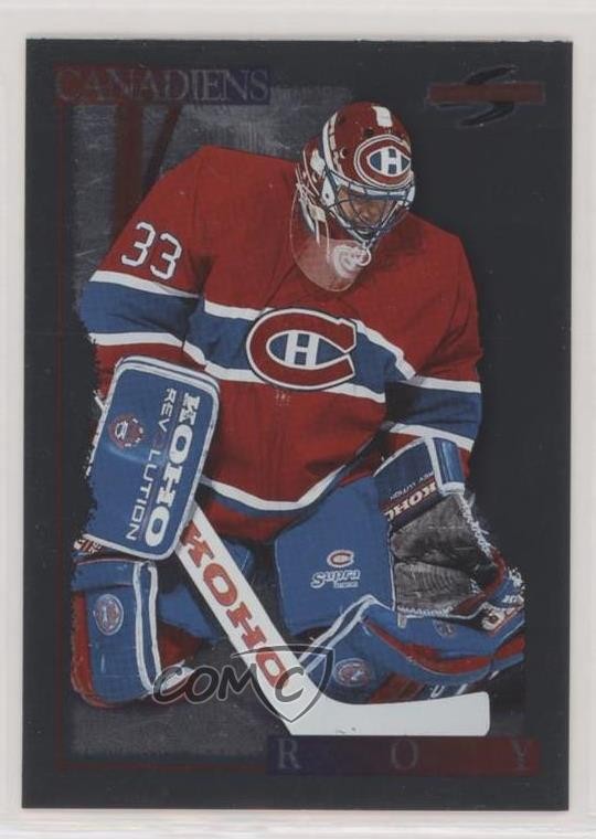 1995-96 Score Black Ice Patrick Roy #145 HOF 1i3