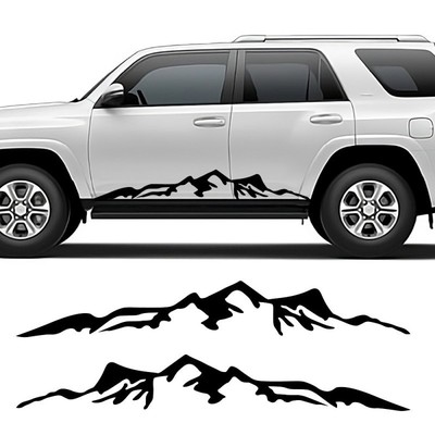 Mountain Range Seitenstreifen Aufkleber kompatibel mit Toyota 4Runner