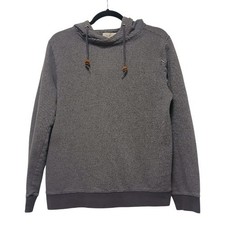 Frederik Anderson Copenhagen Hoodie Mens Gray Pullover Sweater Knit-Medium-EUC