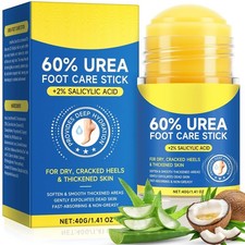 60 Urea with 2 Salicylic Acid Urea Foot Care Stick, Foot Cream Moisturizer Dry