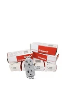  PASS & SEYMOUR CR20-GRY , CR20GRY 20A 125V Gray Duplex Receptacle