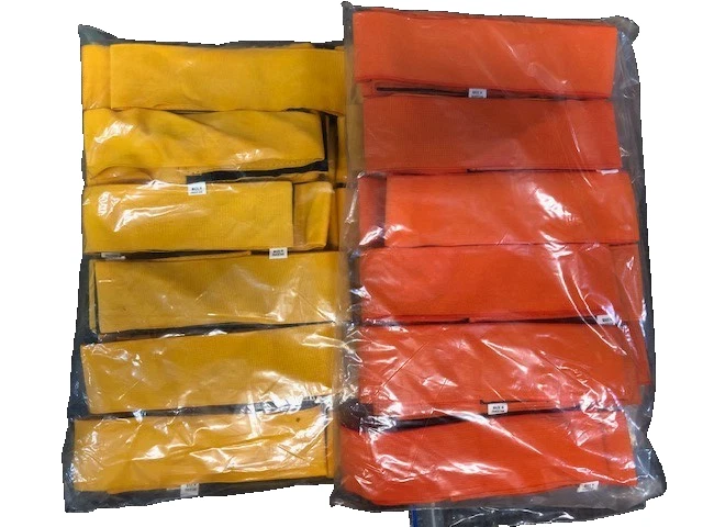 50 -2" Elastic Arm Bands Yellow/Orange-Reusable- ID Team 50 pcs FREE SHIPPING-