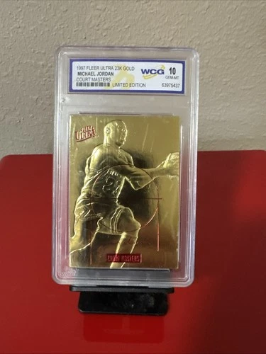 1997 Fleer Ultra 23K Gold Michael Jordan Court Masters Limited Edition