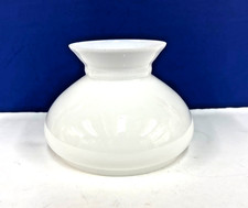 White Student 6 Fitter X 7 Wide Opal Shade Glass Replacement Globe New 84098