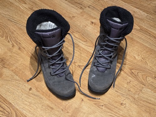 Kamik Brooklyn Women's Rain Boots Charcoal Gray Waterproof Size 6 Insulated..