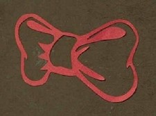 Die Cuts Disney Minnie Mouse BOW Silhouettes