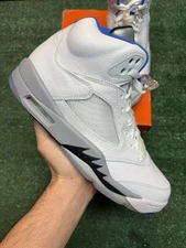 Jordan Retro 5 White Stealth Size 10