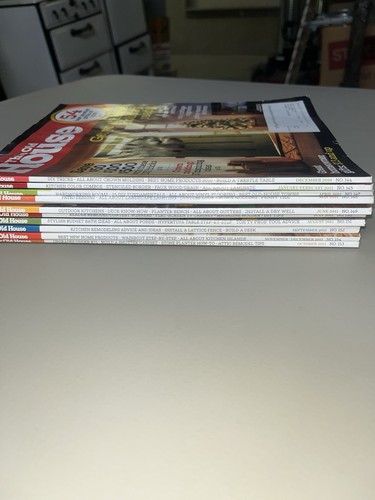 THIS OLD HOUSE Magazine Lot of 10 Dec 2010 To Nov/Dec 2011 Issues MISSING MARCH - Picture 2 of 12