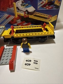 LEGO Trains: Car Transport Wagon with Car (4544) - 100% COMPLETE Box, No Manual