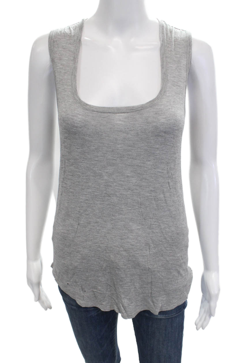 ATM Womens Basic Modal Square Neck Sleeveless Tan… - image 1