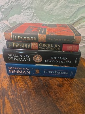 Sharon Kay Penman Lot Of 4 Books The Queen's Man, Cruel As The Grave, & More