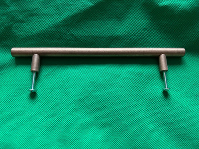 22cm -16cm (Loch) KUPFER T BAR GRIFF KÜCHE SCHRANK KUPFER SCHRANKGRIFF