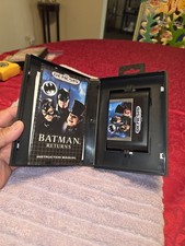 Batman Returns (Sega Genesis, 1992) Game Case And Manual CIB