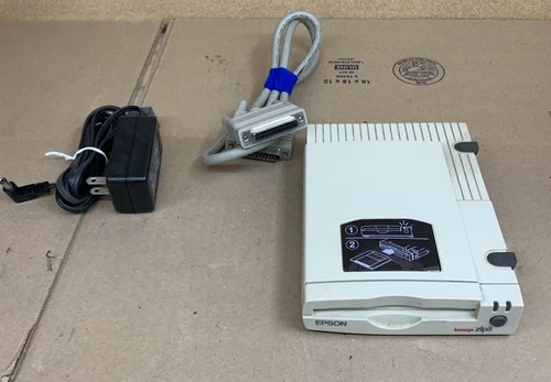 Epson Iomega ZD-100S 100MB Parallel Port External Zip Drive W/Power Cord