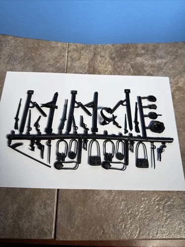 Marx The Battle of  The Blue and Gray Black Sprue Accessories #4744