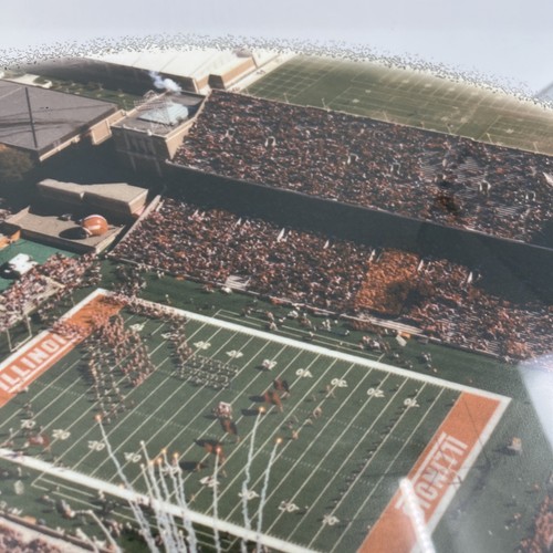 University of Illinois Fighting Illini Memorial Stadium Spiegelrahmen 20x16 Lesen - Bild 4 von 16