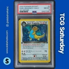 2000 POKEMON TEAM ROCKET 1ST EDITION #5/82 DARK DRAGONITE HOLO RARE PSA 8