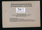 FREE PORT Ration 24 H EPA Germany Type No. 6 DDM 2025